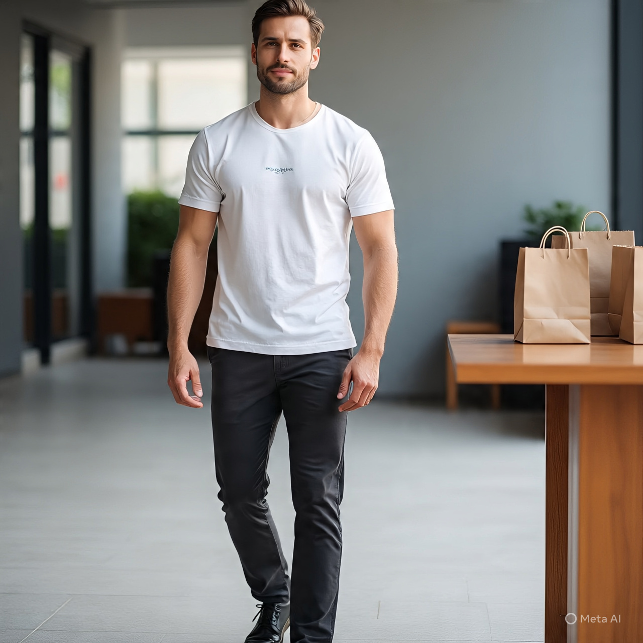 White Tshirts Circle