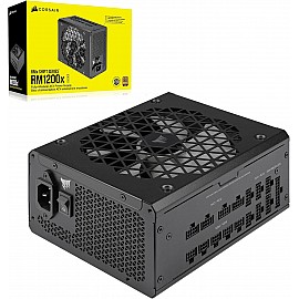 Corsair RM1200x Shift Fully Modular ATX Power Supply - Modular Side Interface - ATX 3.0 & PCIe 5.0 Compliant - Zero RPM Fan Mode - 105°C-Rated Capacitors - 80 Plus Gold Efficiency