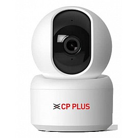 CP Plus CP-E25A Full HD Smart Wi-Fi CCTV Home Security Camera | 360° with Pan Tilt | View & Talk | Motion Alert | Night Vision | SD Card (Upto 128 GB) | IR Distance 10mtr | Works With Alexa & Google