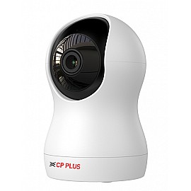 CP Plus CP-E27A Full HD Smart Wi-Fi CCTV Home Security Camera | 360° with Pan Tilt | View & Talk | Motion Alert | Night Vision | SD Card (Upto 256 GB) | IR Distance 15mtr | Works With Alexa & Google Home