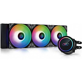 DeepCool Gammax L360 ARGB All-in-One Liquid CPU Cooler for Intel LGA2066/ 2011-v3/ 2011/ 1700/ 1200/ 1151/ 1150/ 1155 I AMD AM4 (DP-H12CF-GL360-ARGB)
