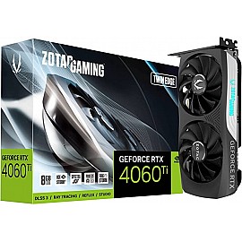 Zotac Gaming GeForce RTX 4060 Ti Twin Edge 8GB GDDR6 192-Bit Dual Fan Graphics Card (ZT-D40610E-10M)