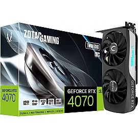 Zotac Gaming GeForce RTX 4070 Twin Edge OC 12GB GDDR6X 192-Bit Dual Fan Graphics Card (ZT-D40700H-10M)