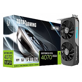 Zotac Gaming GeForce RTX 4070 SUPER Twin Edge 12GB GDDR6X 192-Bit Dual Fan Graphics Card (ZT-D40720E-10M)