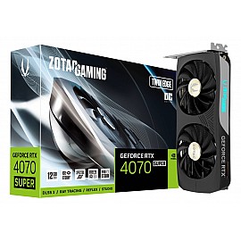 Zotac Gaming GeForce RTX 4070 SUPER Twin Edge OC 12GB GDDR6X 192-Bit Dual Fan Graphics Card (ZT-D40720H-10M)