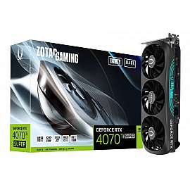 Zotac Gaming GeForce RTX 4070 Ti SUPER Trinity Black Edition 16GB GDDR6X 256-Bit Triple Fan Graphics Card (ZT-D40730D-10P)